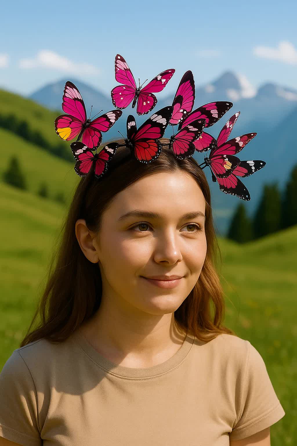 Schmetterling Haarreif – Butterfly Haarschmuck
