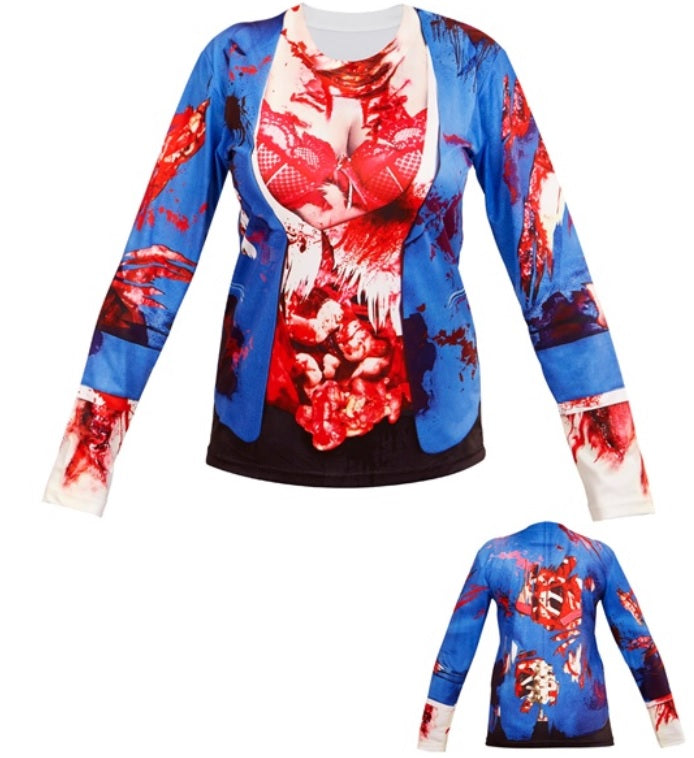 Zombie Lady Shirt – Halloween Oberteil