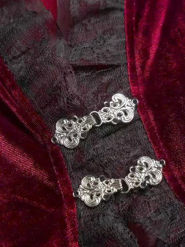 Venezianisches Samtkleid mit Spitze – Barock