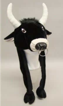 Stier Mütze – Plüsch Tiermütze