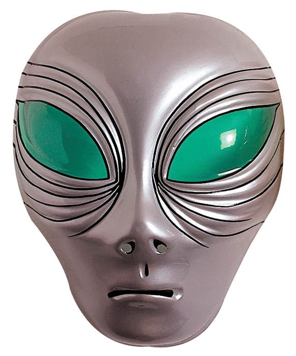 Alien Maske für Kinder und Erwachsene