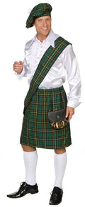 Kilt Set mit Tasche, Mütze & Schärpe