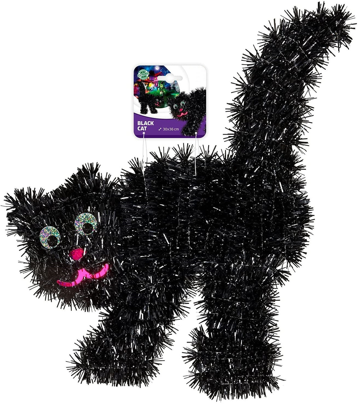 Katze Dekoration – Halloween Wanddeko