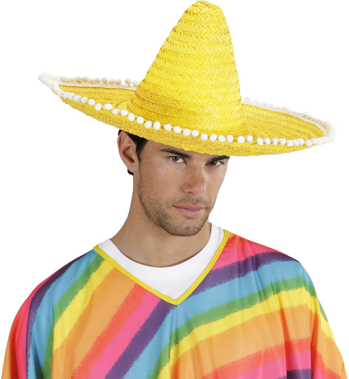 Sombrero mit Pompons – Fiesta Mexicana