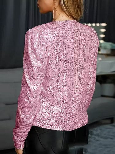 Pailletten Jäckchen – Glitzer Jacke