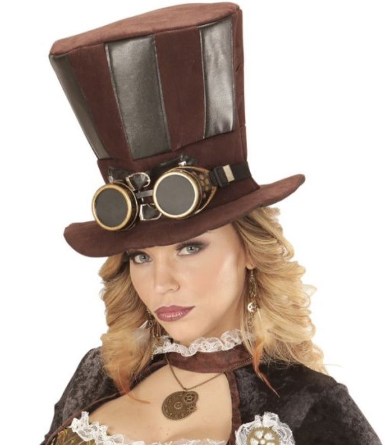 Steampunk Zylinder mit Brille