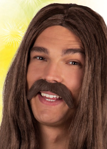 Authentischer Hippie Schnauz – 60er Schnurrbart