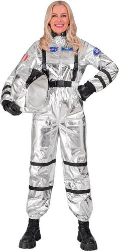 Metallischer Space Astronaut - Damenkostüm