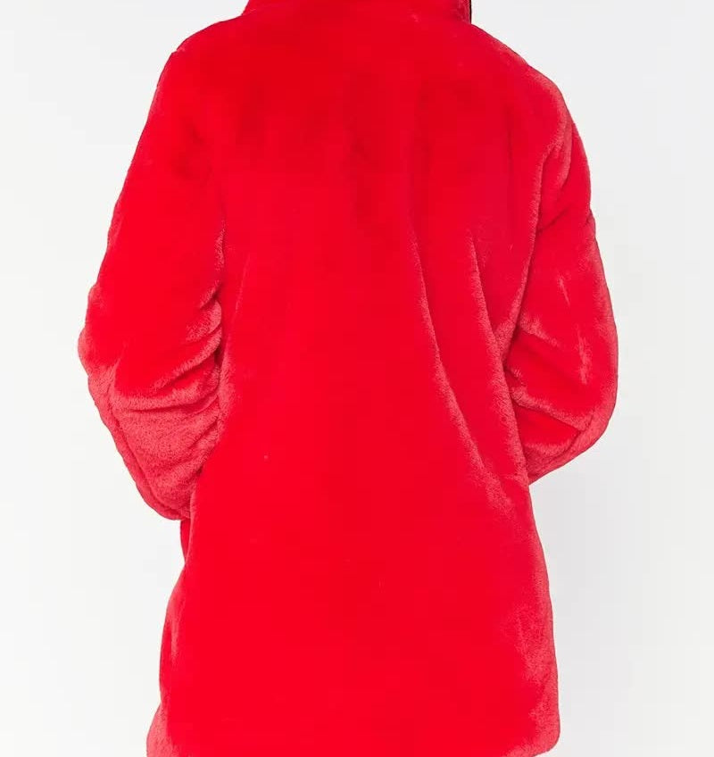 Plüschjacke – Fake Fur Jacke