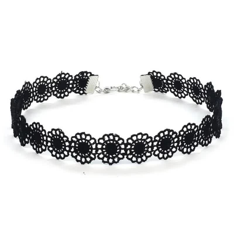 90er Halsbänder – 12 Stück Tattoo Choker