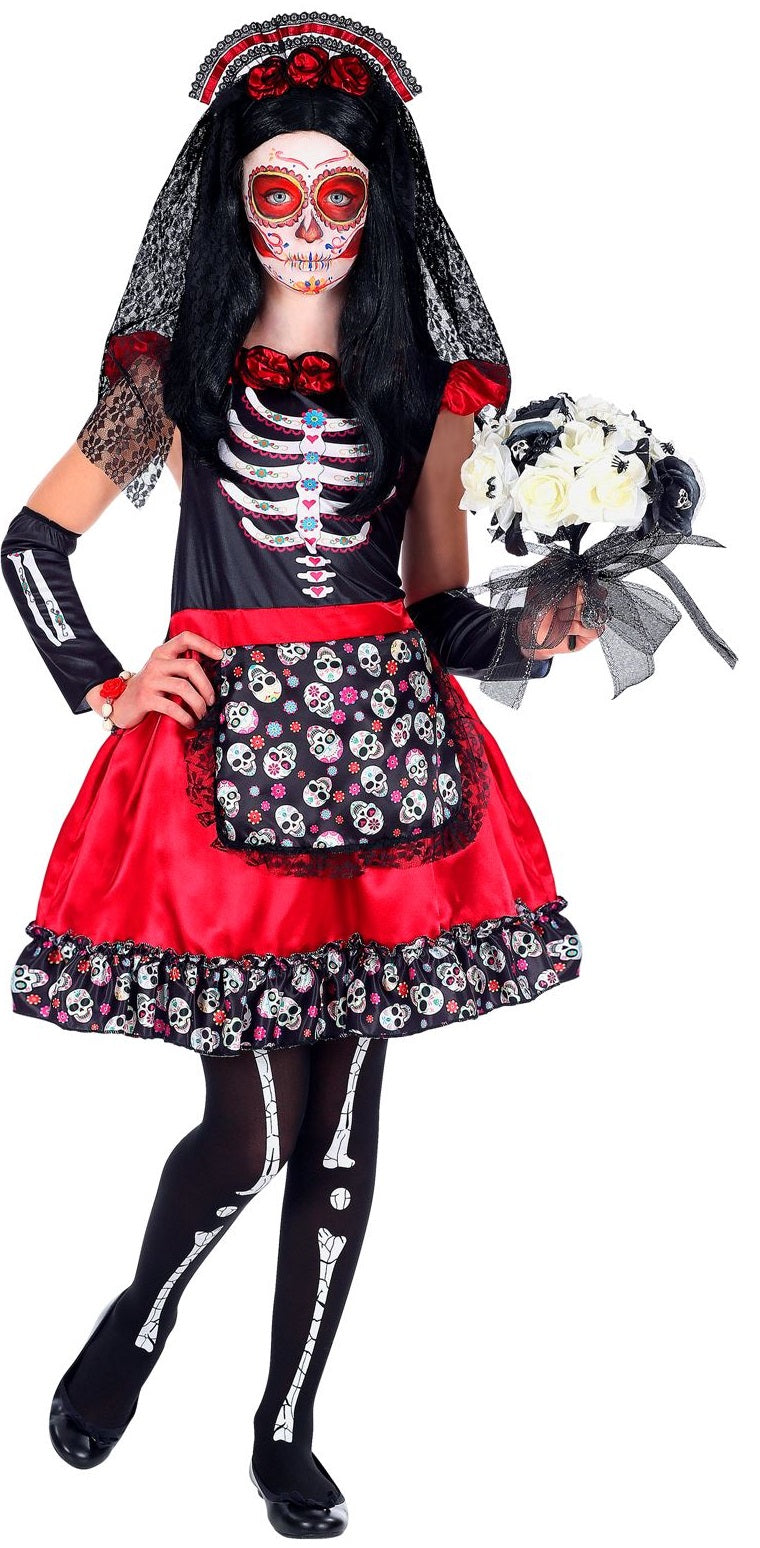 Dia de los Muertos Kostüm für Mädchen