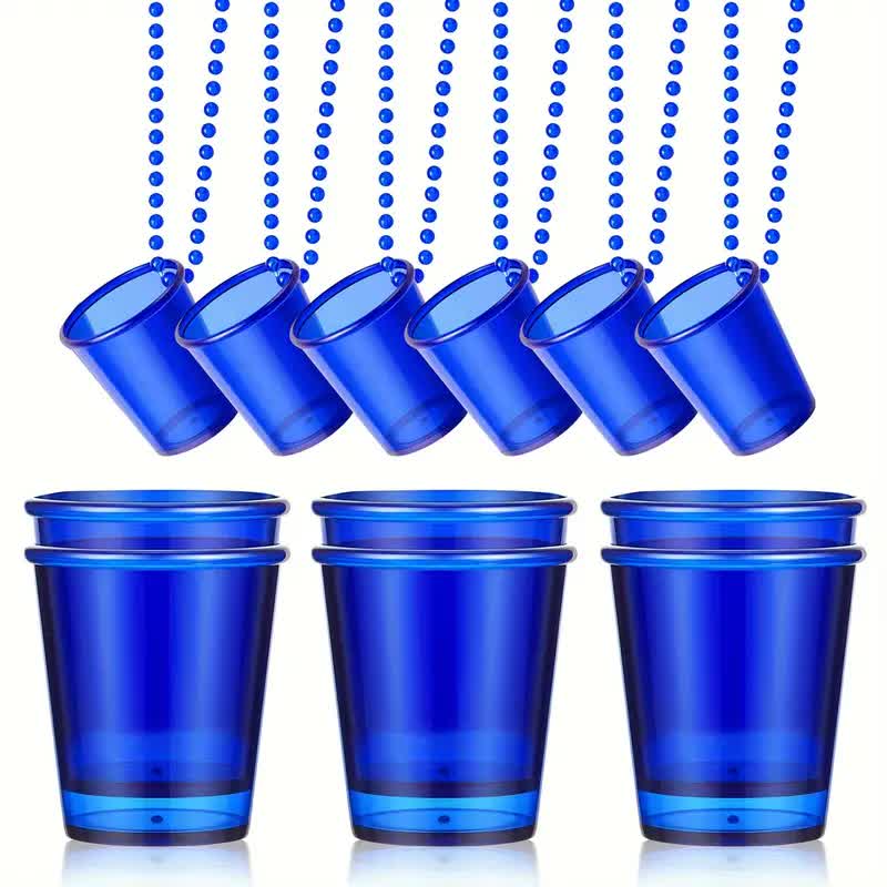 Shotglas mit Kette – Party Halskette