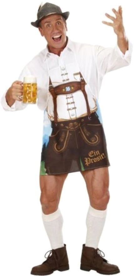 Schürze mit Lederhosen-Print für Oktoberfest