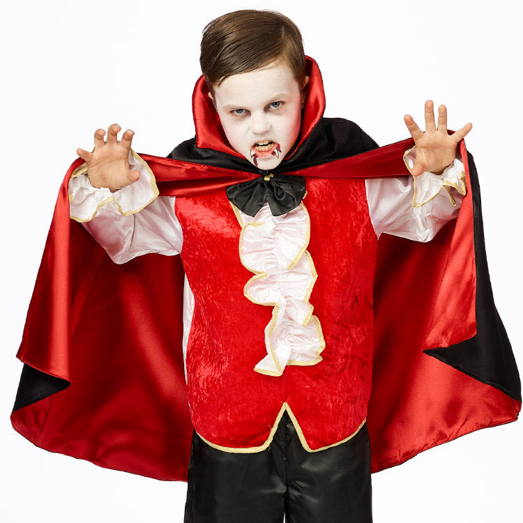 Dracula Umhang mit Kragen – Vampir Cape
