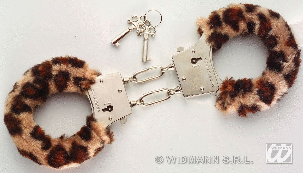 Plüsch Handschellen Leopard – Fluffy