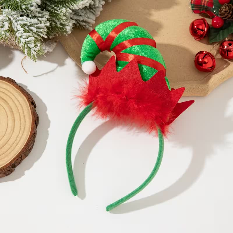 Weihnachtself Haarreif – Elfen Haarschmuck