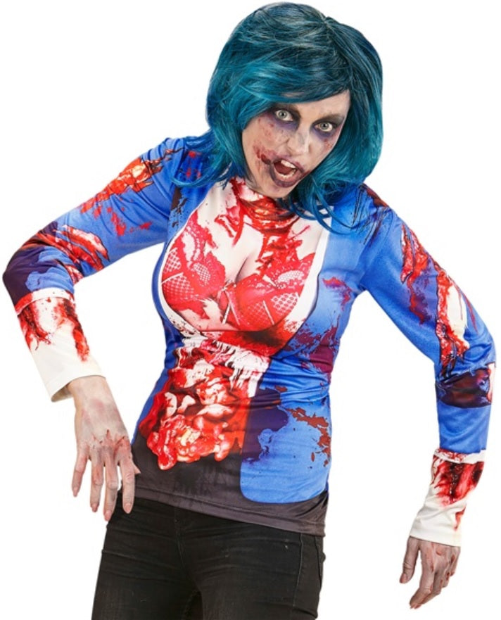 Zombie Lady Shirt – Halloween Oberteil