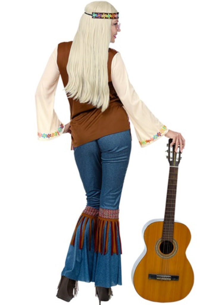 Bohemian Kostüm Damen – Hippie Flower Power
