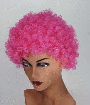 Afro Perücke mit Kraushaar