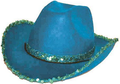 Cowboyhut mit Pailletten Verzierung