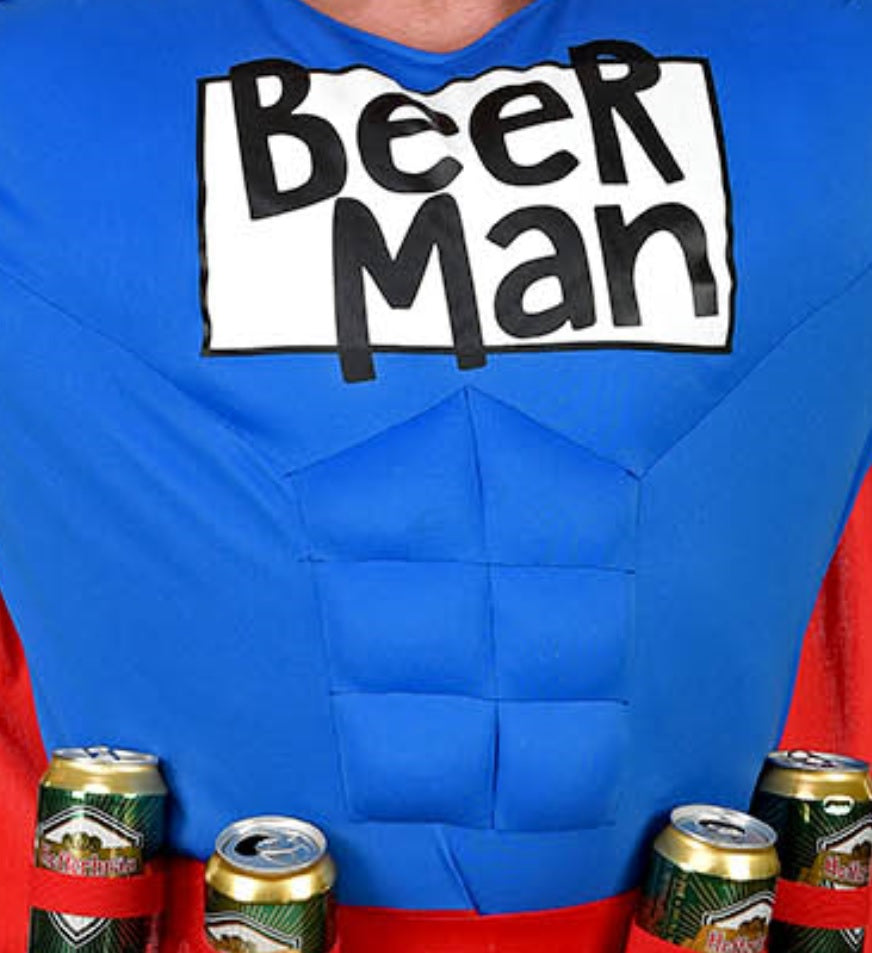 Super Beerman Kostüm – Bier Superheld