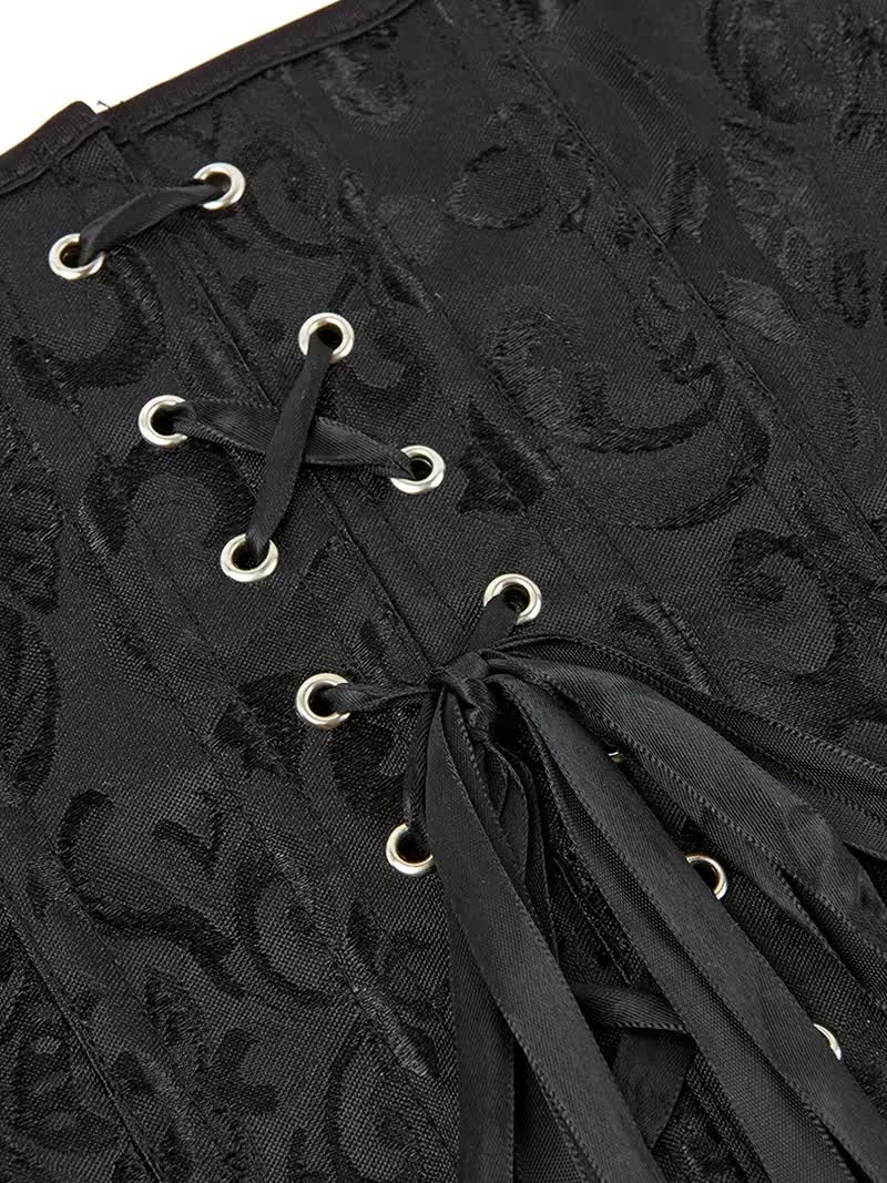 Unterbrust-Corsage Gothic, Pirat & Vampir