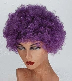 Afro Perücke mit Kraushaar