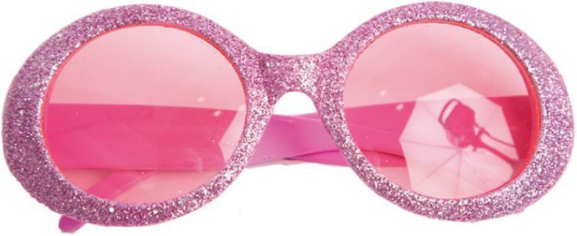 Partybrille mit Glitzer – Silvester