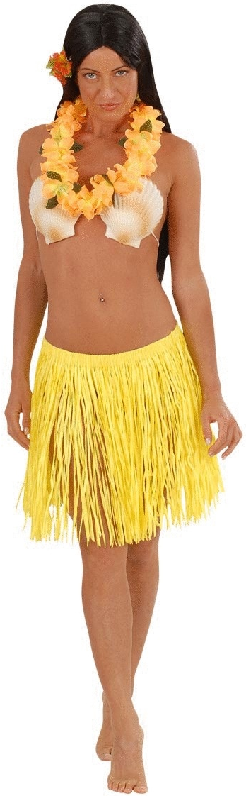 Hawaiirock mit Blumenkette – Hawaii Set