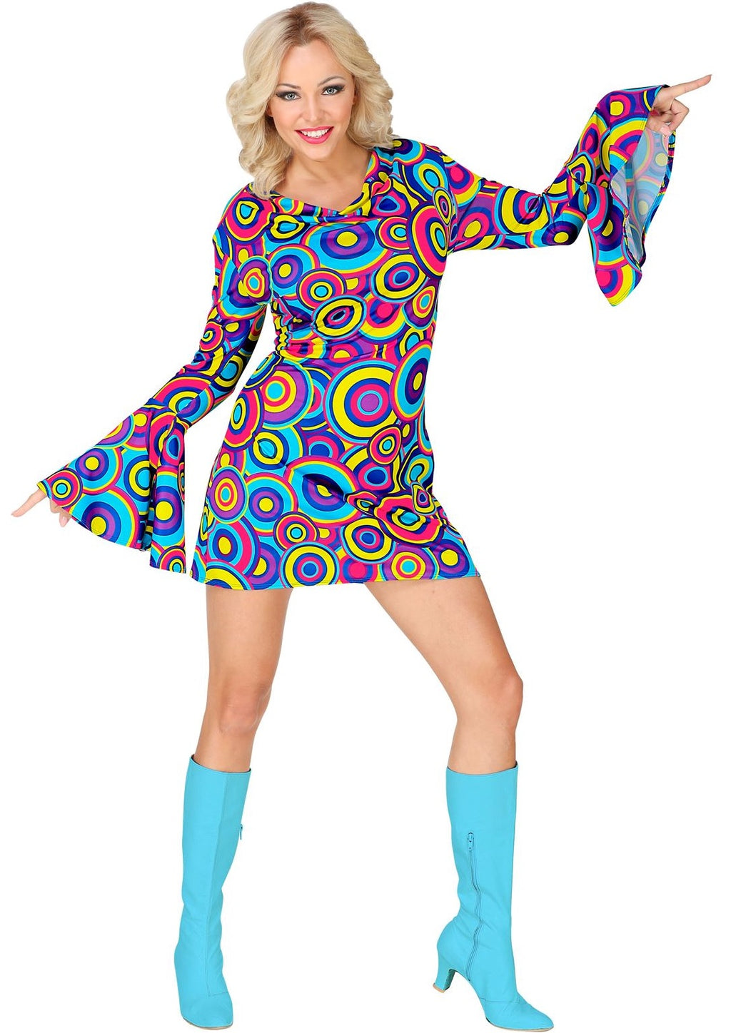 70er Jahre Kleid – ABBA Time Kleid