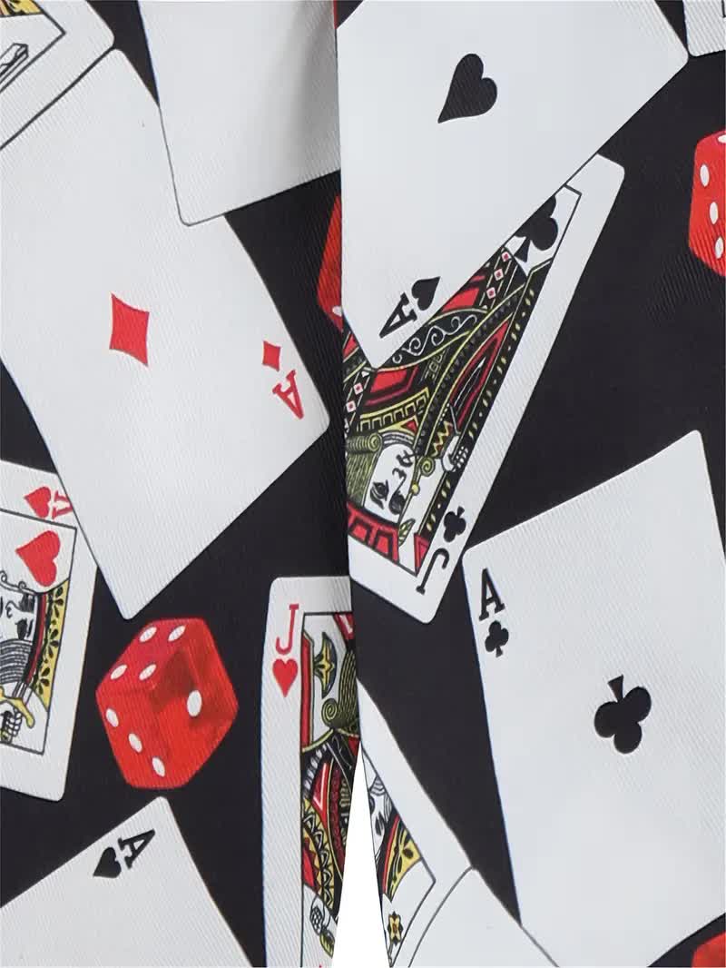 Jasskarten Anzug – Casino Herrenanzug
