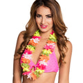 Farbige Blumenkette – Hawaiikette für die Beachparty