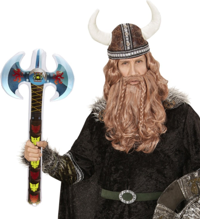 Doppelaxt aufblasbar – Wikinger Axt