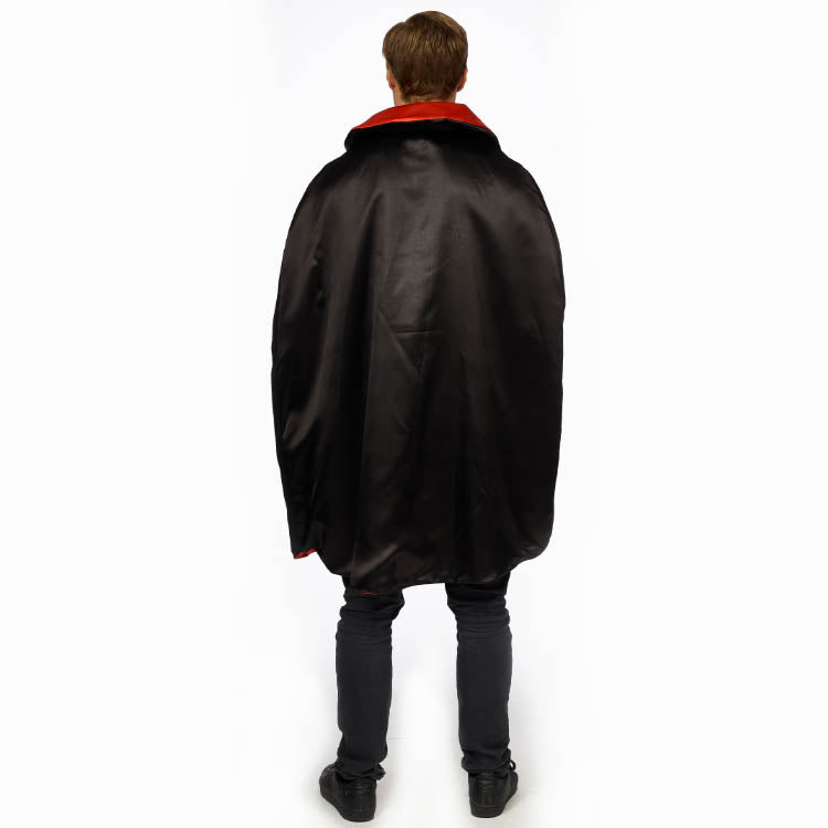 Dracula Umhang mit Kragen für Erwachsene