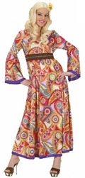 Hippie Kostüm Damen mit Rock – Blumenfrau