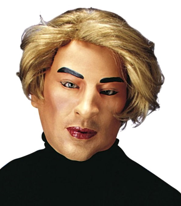 Jonathan Latexmaske mit Haaren für Herren