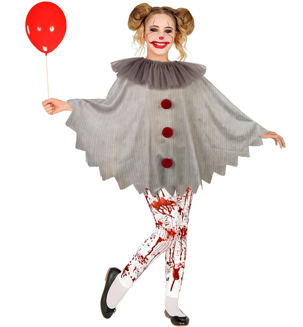 Pennywise Poncho für Kinder – Horror-Clown