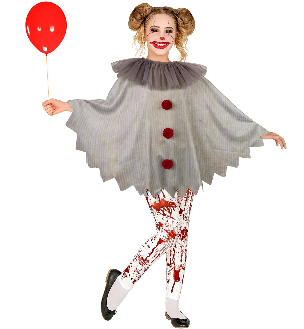 Pennywise Poncho für Kinder – Horror-Clown