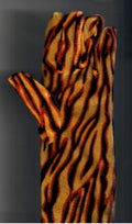 Handschuhe mit Tigermuster – Kostüm Zubehör