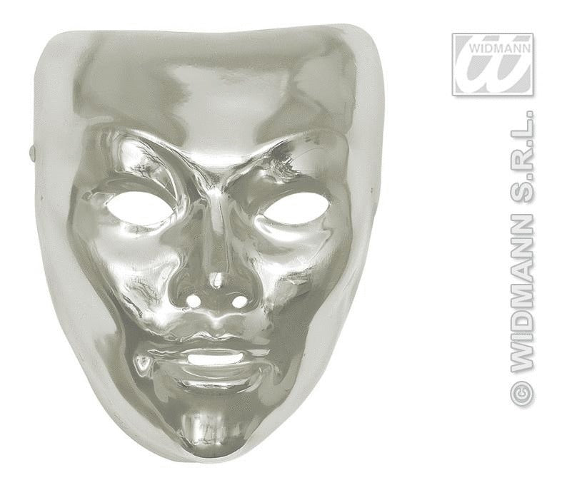 Damengesicht Maske aus Plastik