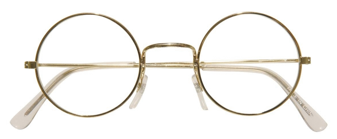 Metallbrille rund – Nerd Brille