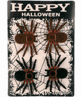 Spinnen Halloween Deko, 4 Stück