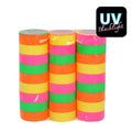 UV Luftschlangen – Schwarzlicht Party Deko