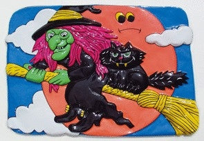 Hexen Dekoration – Halloween Wand- & Fensterdeko