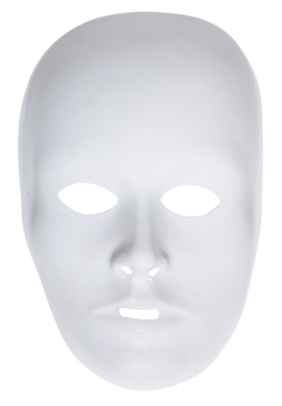 Maske Erwachsene – neutrale Vollmaske
