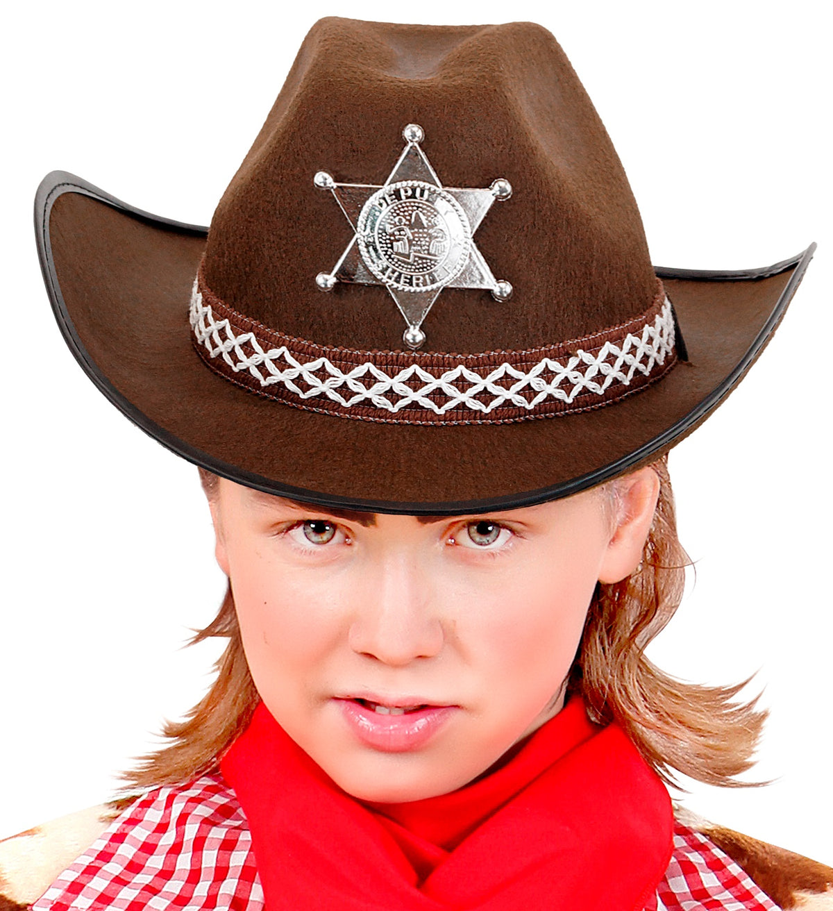 Sheriff Hut für Kinder mit Stern – Western