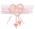 Bride to Be Strumpfband mit Herzen