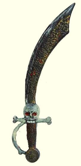 Piratenschwert mit Totenkopf – Araber Säbel
