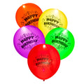 LED Ballons Happy Birthday – 5 Stück