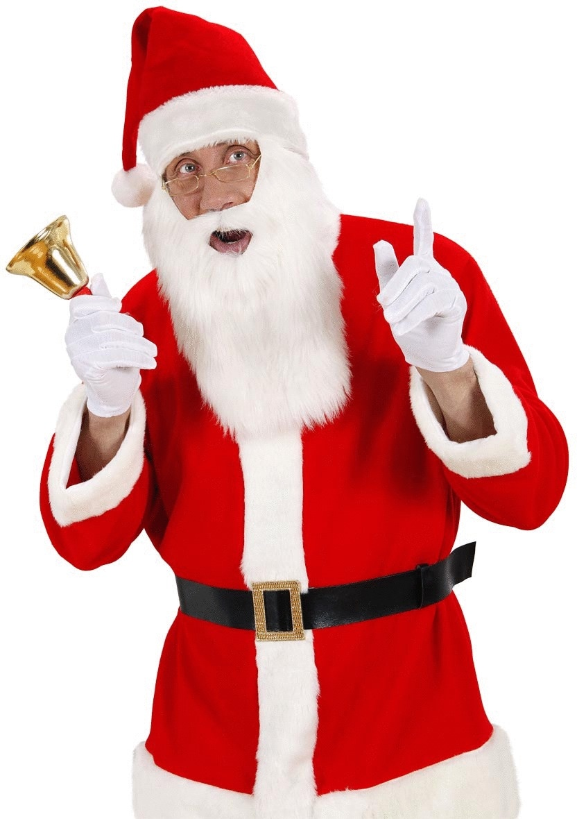 Samichlaus Mütze mit Bart – Weihnachtsmütze